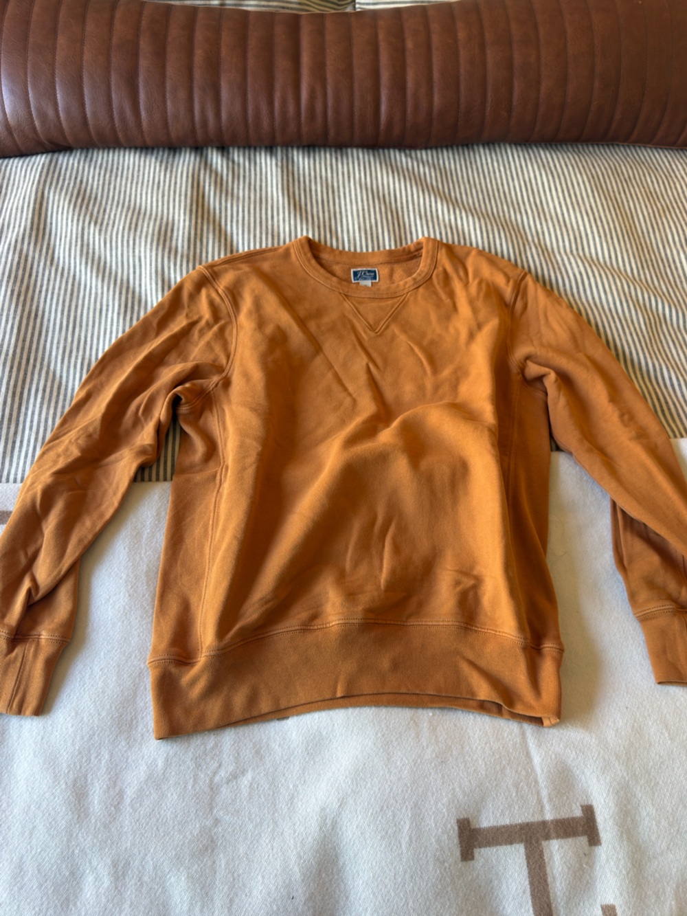 J. Crew Caramel Crewneck Sweatshirt